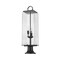 Z-Lite Sana 3 Light Outdoor Pier Mounted Fixture, Black And Seedy 592PHBR-553PM-BK - alternate 4